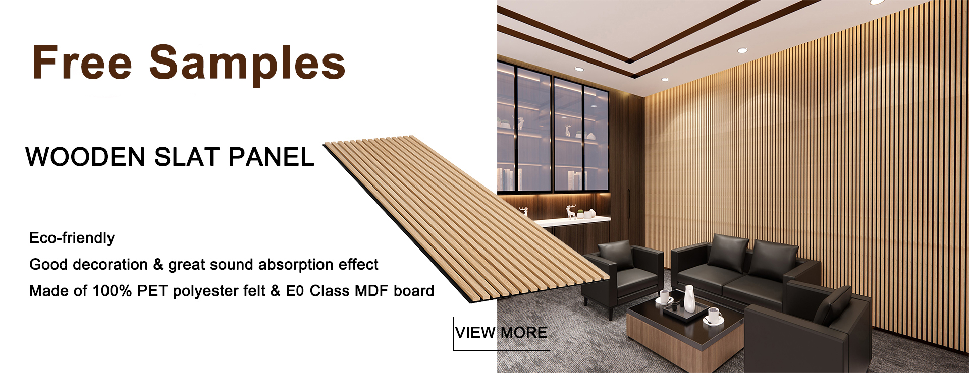 Wooden slat wall, wall panels & acoustic panels » WoodUpp