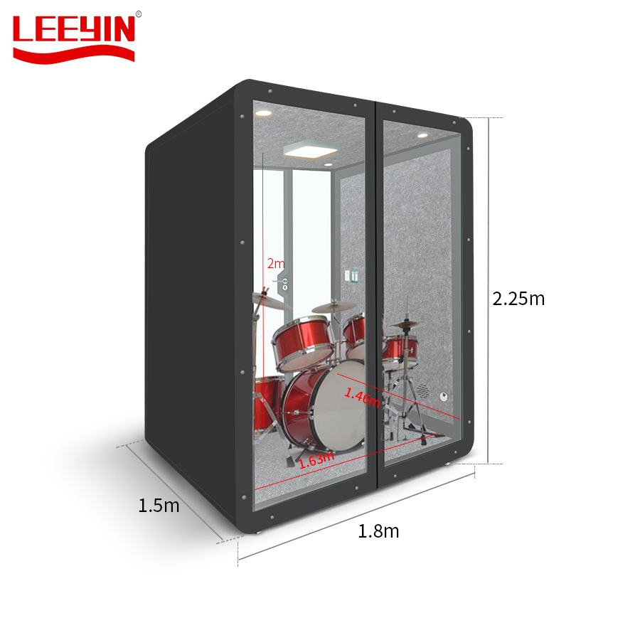 Work pods 2 Metal Walls 2 Glass Walls for 2-4 Persons