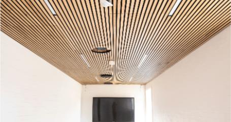 Woodupp panels acoustic wood slat walls