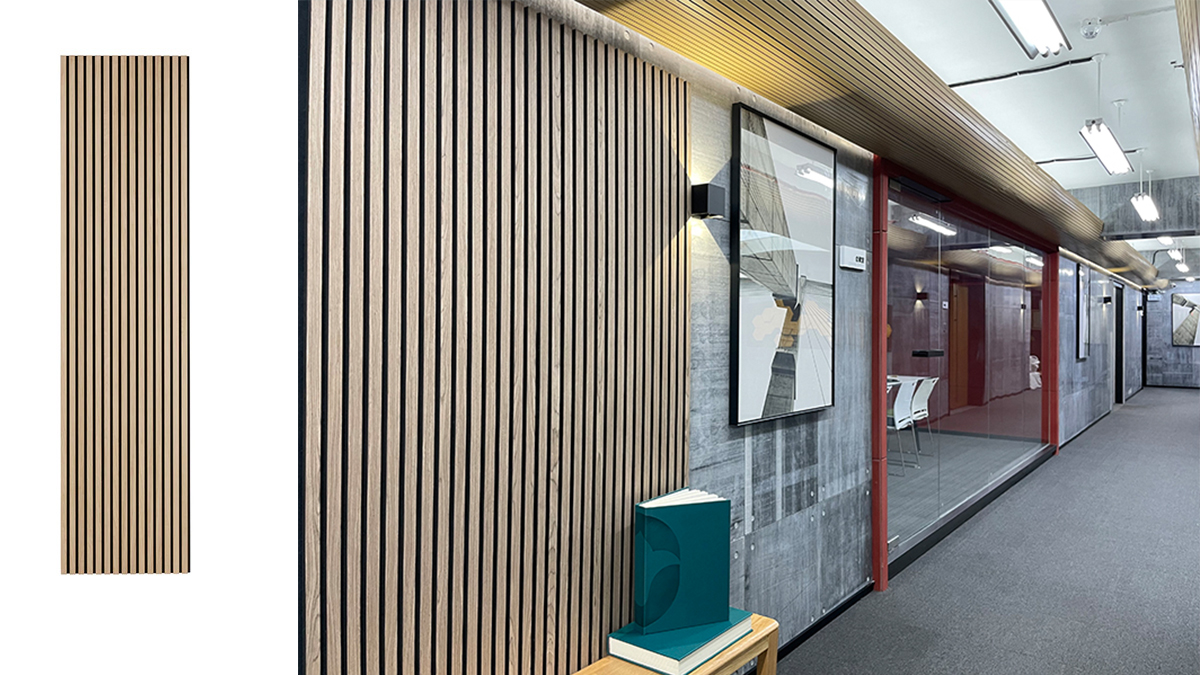 Wholesaler Akupanel modern wood slat accent wall