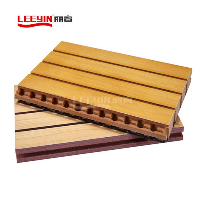 Wooden Grooved Acoustic Panel for Wall & Ceiling