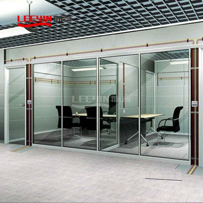 Aluminium Frame Glass Partition for Offices