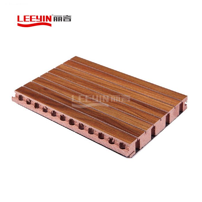 14-2mm Sound Absorption Grooved Wooden Acoustic Panel
