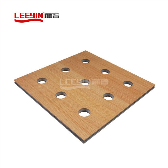 Wooden Perforated Wall Panel for Gymnasium