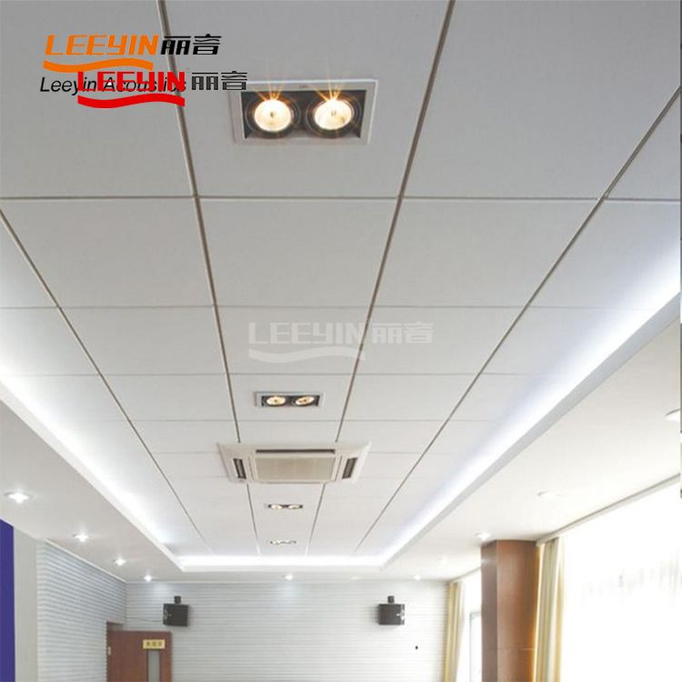 Fiberglass Panels Soundproof Ceiling Tiles For Ceiling And