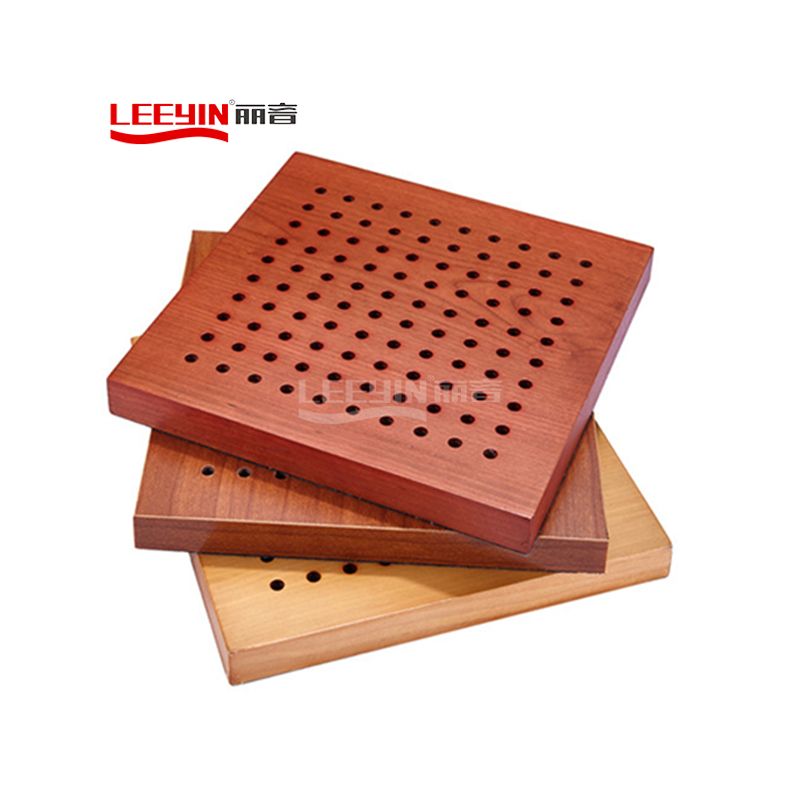 MDF Perforated Wood Acoustic Panel acoustic perforated panel