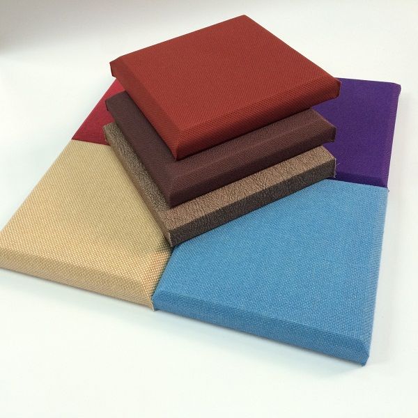 Acoustic fabric wrapped sound absorption panels Fabric wrapped acoustic panel