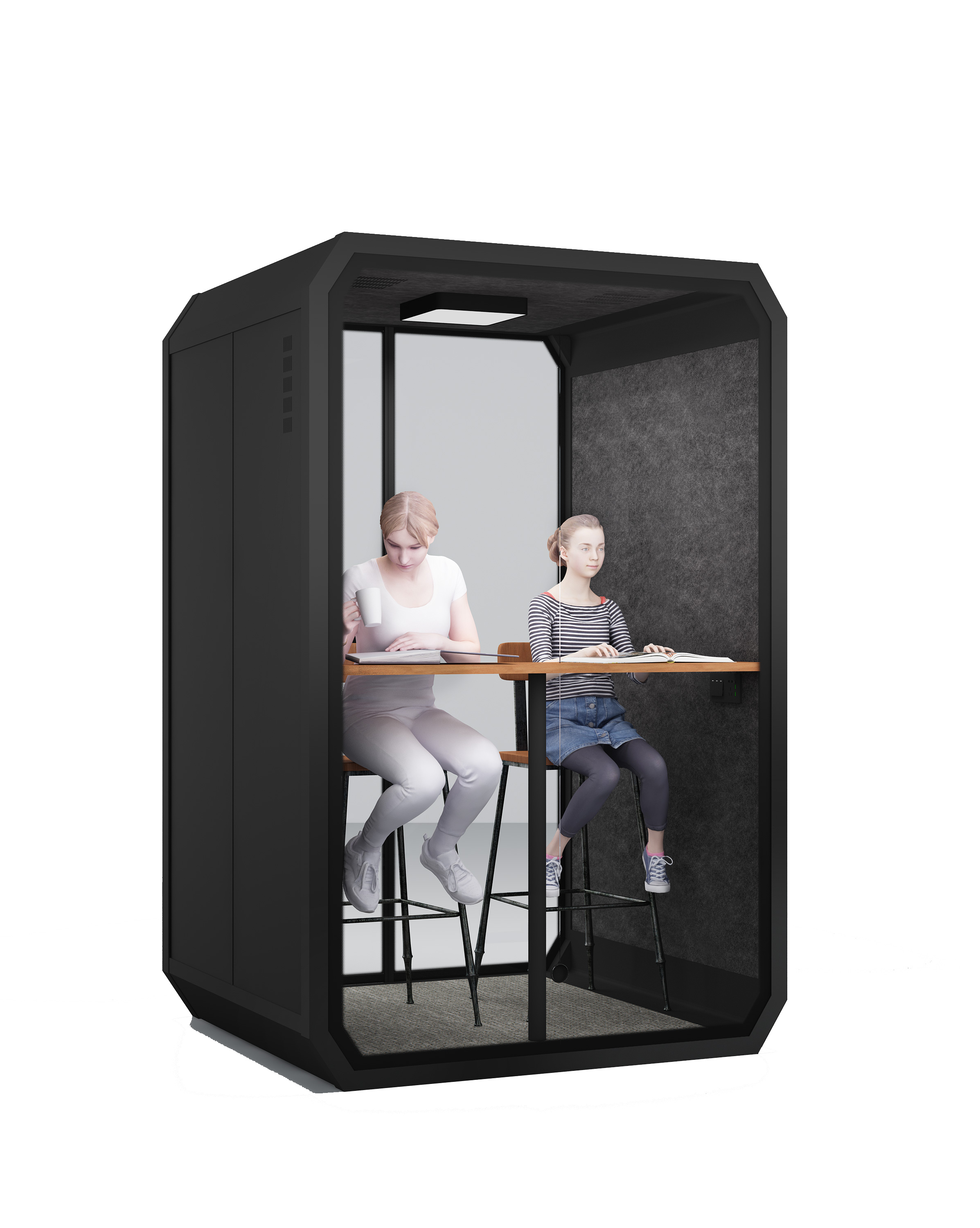 Easy Assemble Acoustic Diy Office Soundproof Booth for Sale