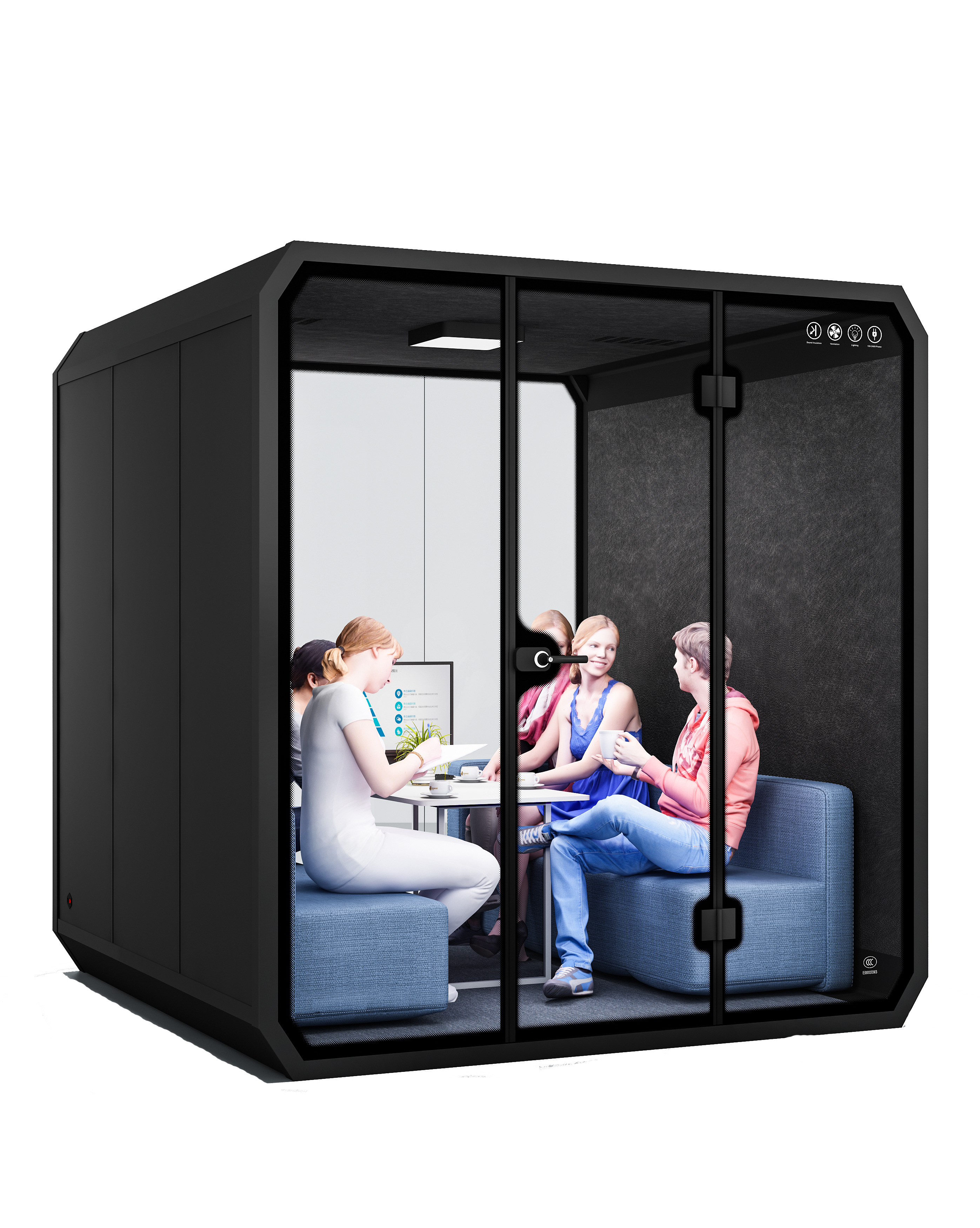 Easy Assemble Acoustic Diy Office Soundproof Booth for Sale