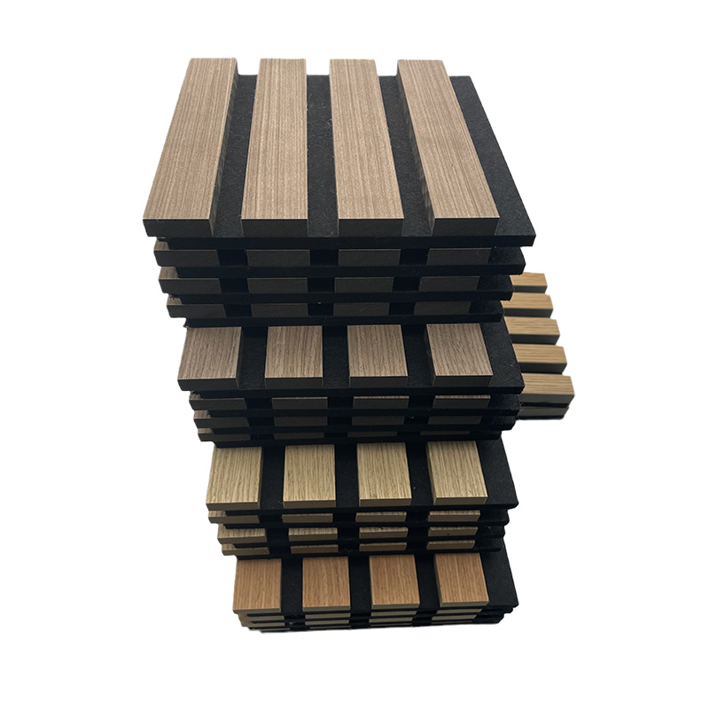 Akupanel wood slat feature wall