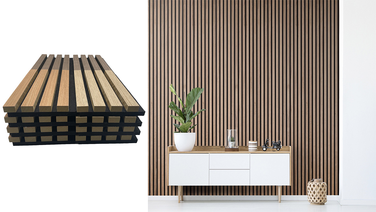 Natural Oak Wood Slat Wall Panelling Woodupp Akupanels Acoustical Art  Concepts Akupanel - China Acoustic Board, Acoustic Foam