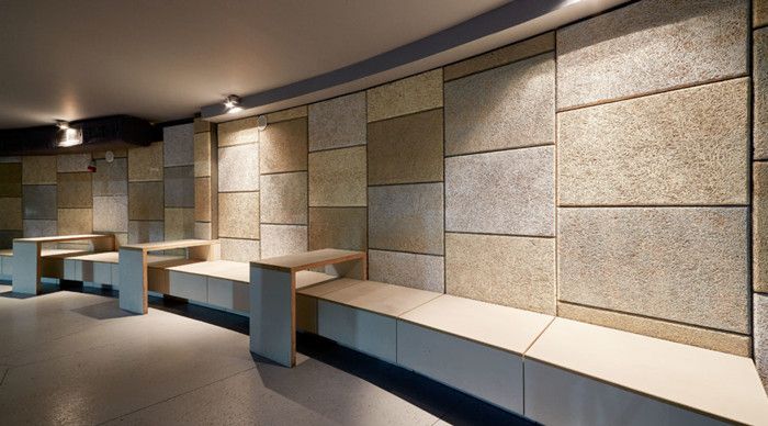Custom Acoustic Wood Wool Sound Absorbing Wall And Ceiling