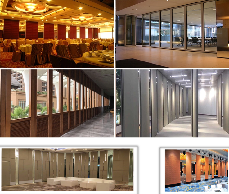 Ultrahigh Type Collapsible Sliding Partitions Wall