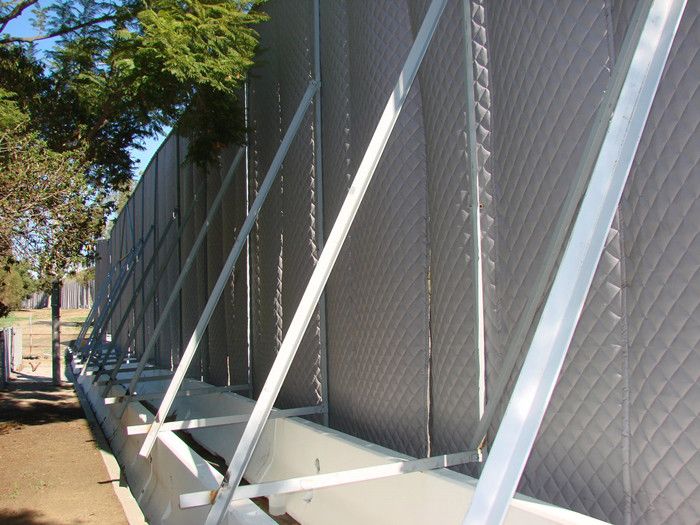 Temporary Acoustic Noise Barrier Curtain for Construction Sites