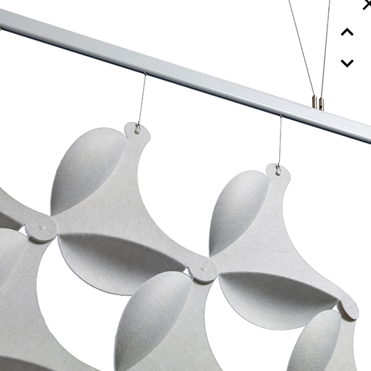 Modern Design Polyester Fiber hanging soundabsorber Office