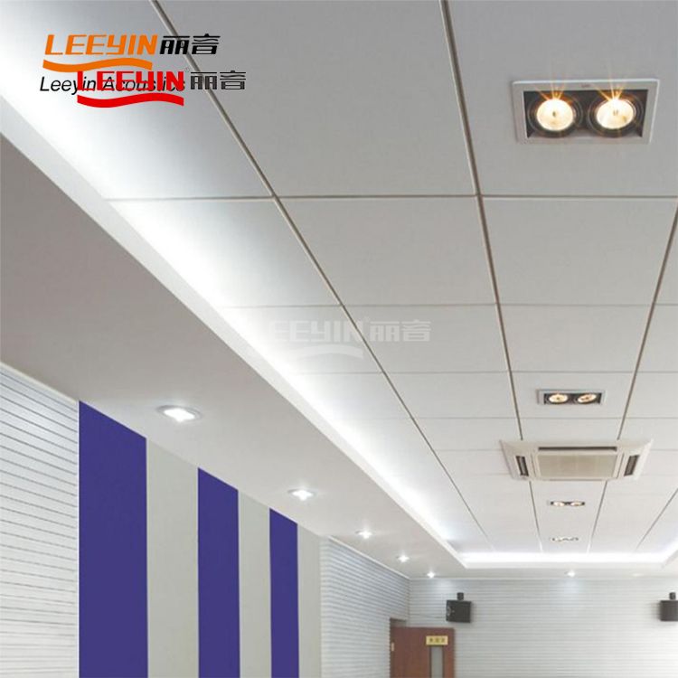 Class A acoustic ceiling insulation Fiberglass acoustic panel drop ceiling tiles fiberglass acoustic panel