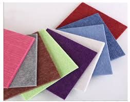 Decorative acoustic ceiling panels pet felt panels