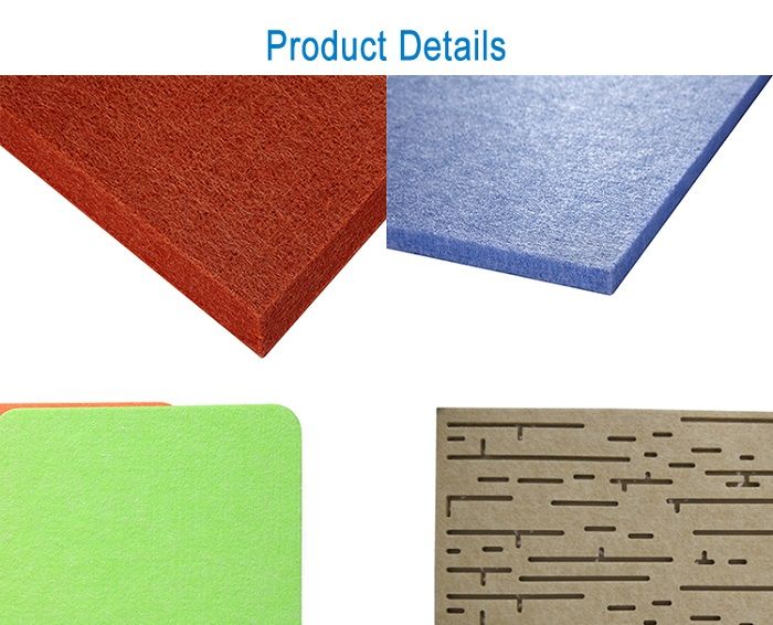 100 pet felt polyester acoustic panels polyester fiber acoustic panel